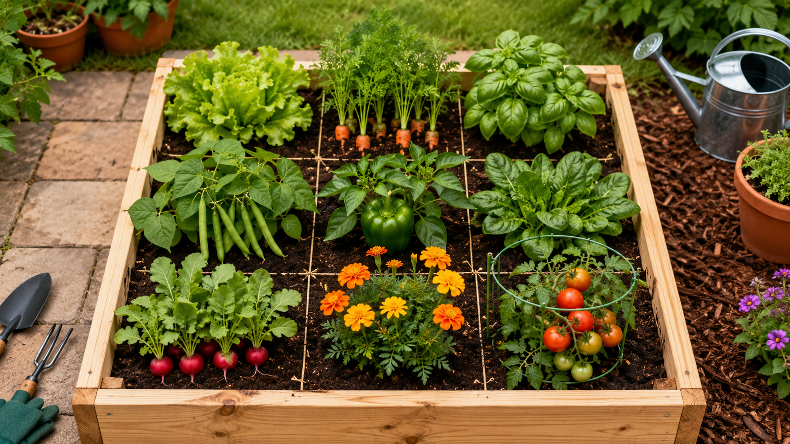 3×3 Garden: The Complete Beginner’s Guide to Planning, Planting, and Maximizing a Small Garden
