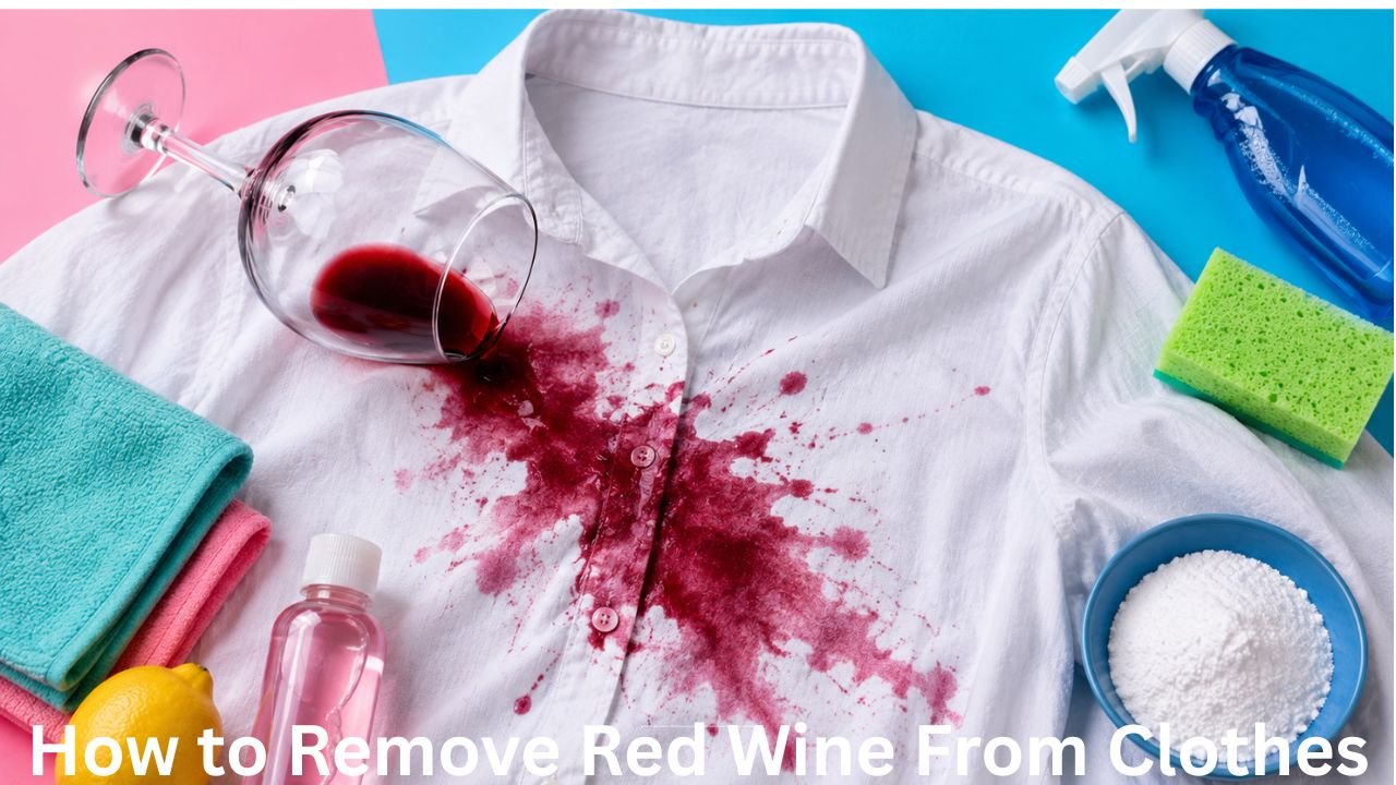 How to Remove Red Wine From Clothes